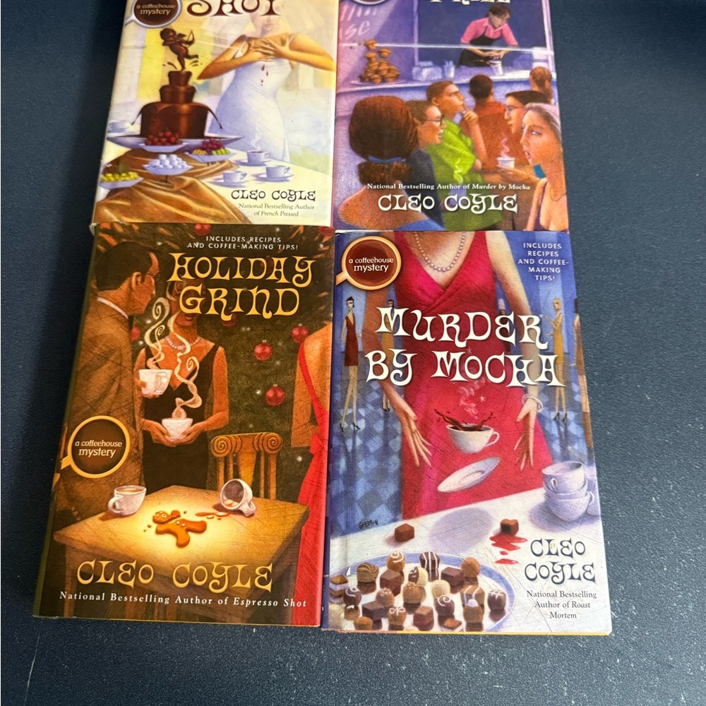A BREW TO A KILL MURDER BY MOCHA A COFFEEHOUSE MYSTERY Cleo Coyle Hardcover Lot
